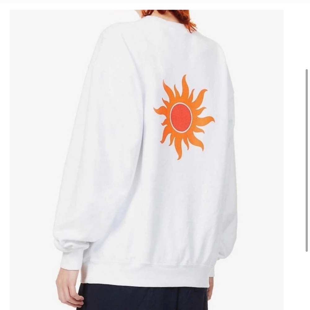 SPORTY & RICH Sun Crew neck Sweatshirt